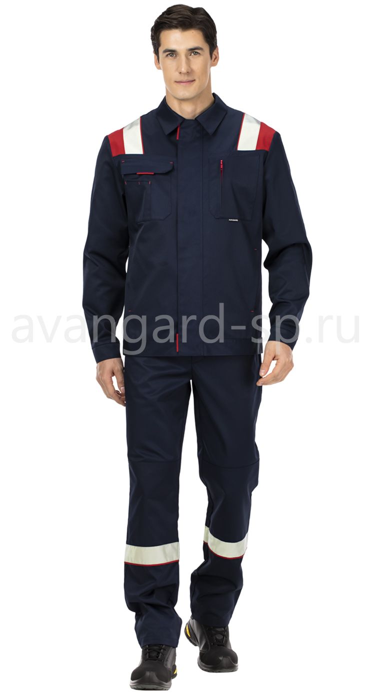 Костюм "Анкер" с пк (син.-красн.) цена