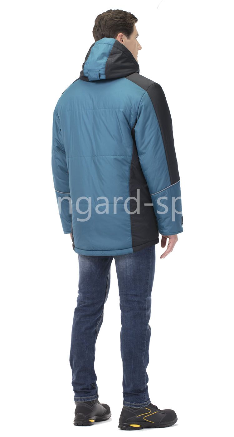 Куртка "Корсар" утепл. (мор.волна -черн.) цена