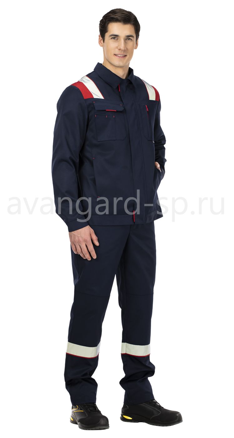 Костюм "Анкер" с пк (син.-красн.) цена